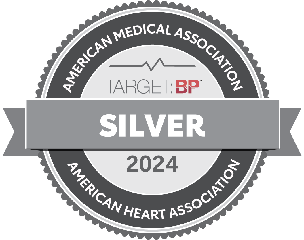 Badge of American Heart Association - Target BP Recognition Program